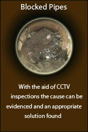 CCTV Drainage Inspections and Surveys - Blocked Pipes
