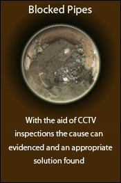 CCTV Drainage Inspections and Surveys - Blocked Pipes